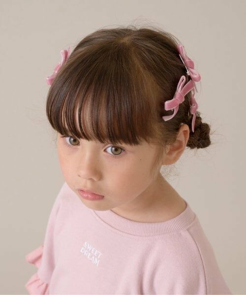 Lycee mine / リセマイン ヘアピン | ベロアリボンヘアクリップ6Pセット | 詳細1