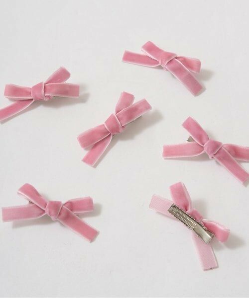 Lycee mine / リセマイン ヘアピン | ベロアリボンヘアクリップ6Pセット | 詳細8