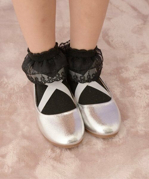 Lycee mine / リセマイン ソックス | レース付きソックス（黒）