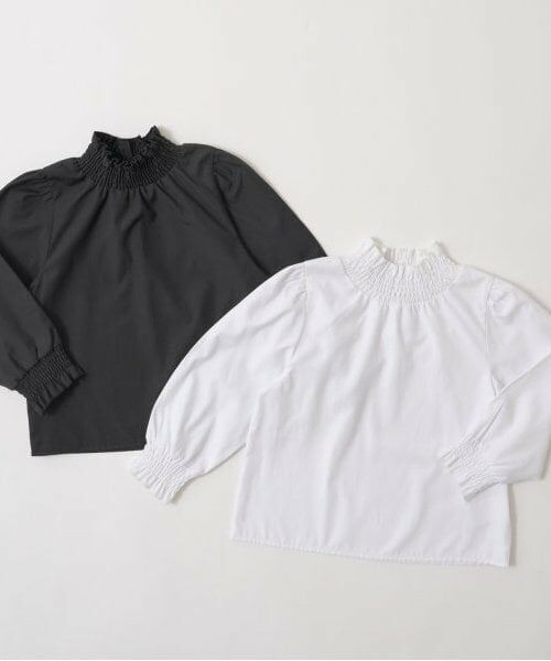 Lycee mine / リセマイン シャツ・ブラウス | 【オケージョン】シャーリングブラウス | 詳細1