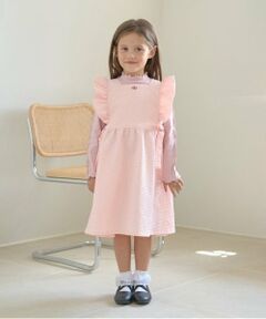 Lycee mine / リセマイン ミニ丈・ひざ丈ワンピース | 【オケージョン】フリルエプロンワンピース