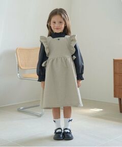 Lycee mine / リセマイン ミニ丈・ひざ丈ワンピース | 【オケージョン】フリルエプロンワンピース