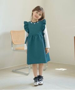 Lycee mine / リセマイン ミニ丈・ひざ丈ワンピース | 【オケージョン】フリルエプロンワンピース