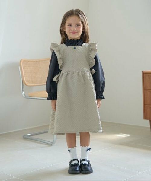 Lycee mine / リセマイン ミニ丈・ひざ丈ワンピース | 【オケージョン】フリルエプロンワンピース | 詳細10