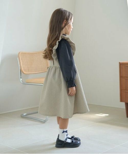 Lycee mine / リセマイン ミニ丈・ひざ丈ワンピース | 【オケージョン】フリルエプロンワンピース | 詳細11
