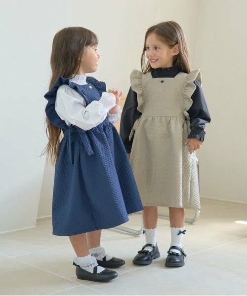 Lycee mine / リセマイン ミニ丈・ひざ丈ワンピース | 【オケージョン】フリルエプロンワンピース | 詳細18