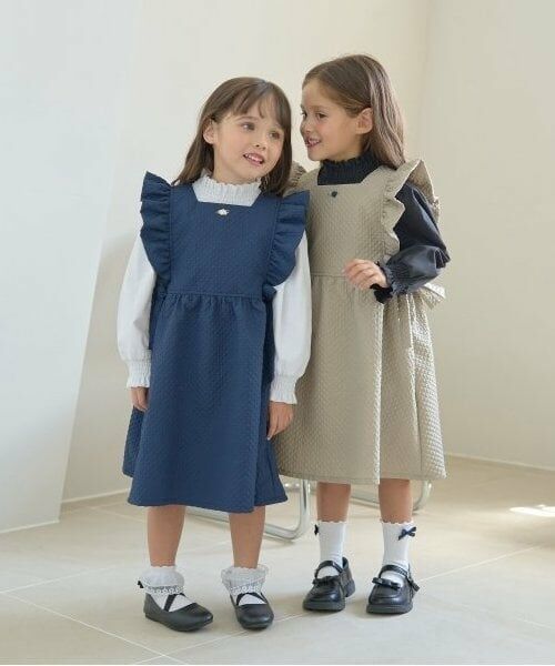 Lycee mine / リセマイン ミニ丈・ひざ丈ワンピース | 【オケージョン】フリルエプロンワンピース | 詳細19