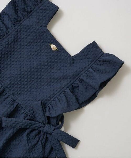 Lycee mine / リセマイン ミニ丈・ひざ丈ワンピース | 【オケージョン】フリルエプロンワンピース | 詳細5