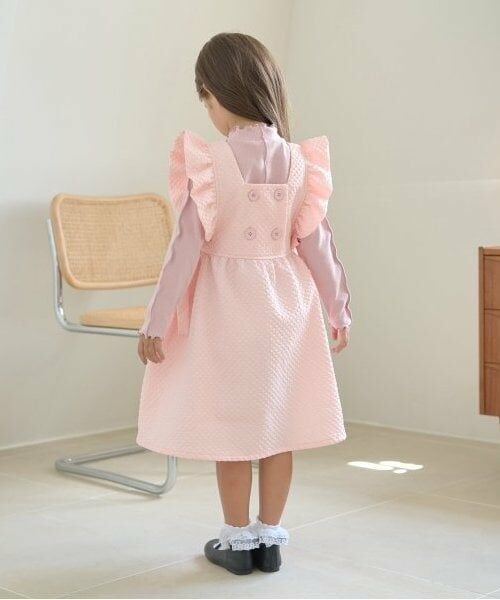 Lycee mine / リセマイン ミニ丈・ひざ丈ワンピース | 【オケージョン】フリルエプロンワンピース | 詳細9