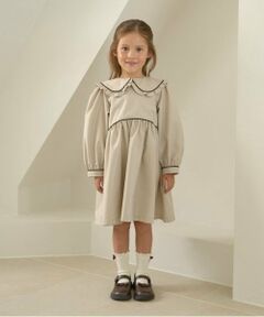 Lycee mine / リセマイン ミニ丈・ひざ丈ワンピース | 【オケージョン】外せる衿付きワンピース