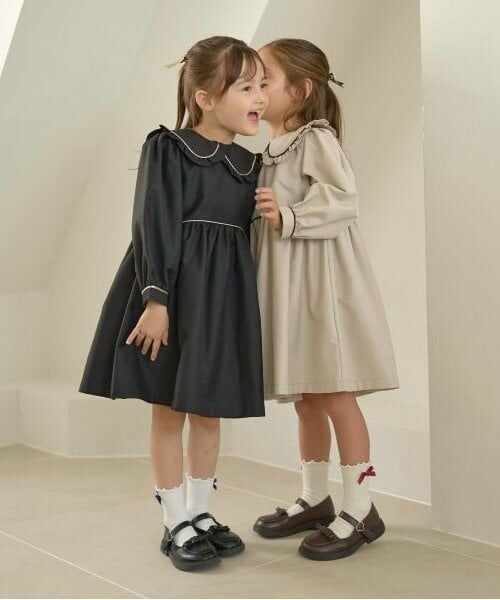 Lycee mine / リセマイン ミニ丈・ひざ丈ワンピース | 【オケージョン】外せる衿付きワンピース | 詳細18