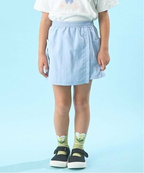 Lycee mine / リセマイン ショート・ハーフ・半端丈パンツ | 【撥水加工】ラップパンツ（サックス）