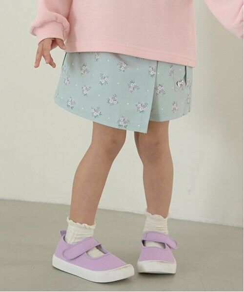 Lycee mine / リセマイン ショート・ハーフ・半端丈パンツ | 【撥水加工】ラップパンツ（ミント）