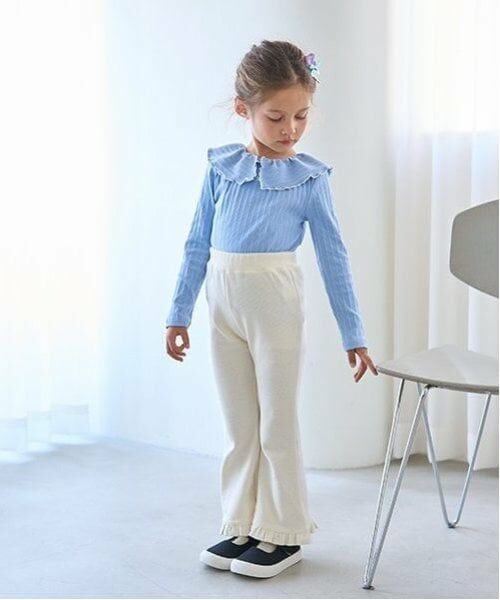 Lycee mine / リセマイン その他パンツ | 【ともパン】裾フリルフレアパンツ | 詳細12