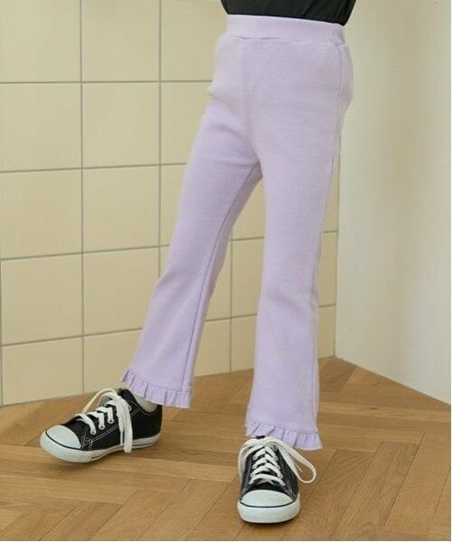 Lycee mine / リセマイン その他パンツ | 【ともパン】裾フリルフレアパンツ（ラベンダー）