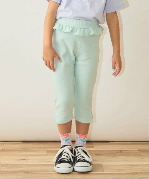 Lycee mine / リセマイン その他パンツ | 【ともパン】サイドスリット7分丈カプリパンツ（ミント）