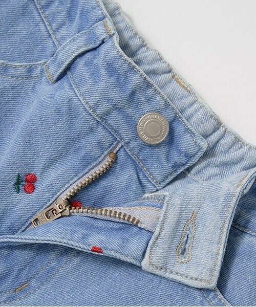 Lycee mine / リセマイン その他パンツ | 【LOVE DENIM】アソート刺しゅう総柄ストレートパンツ | 詳細7