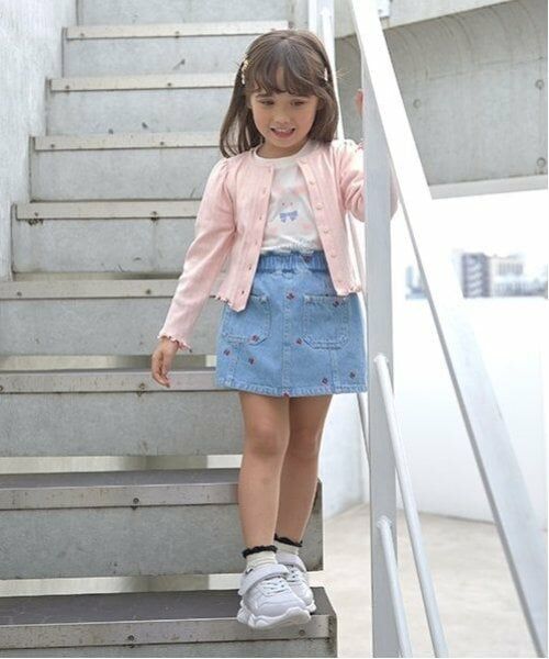 Lycee mine / リセマイン ショート・ハーフ・半端丈パンツ | 【LOVE DENIM】アソート刺しゅう総柄スカパン | 詳細13