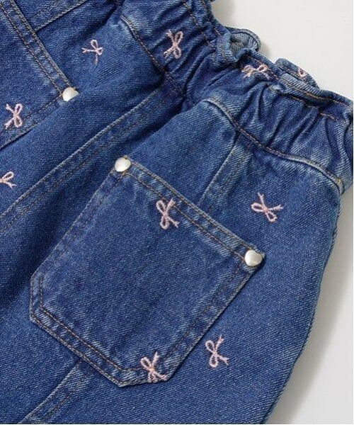 Lycee mine / リセマイン ショート・ハーフ・半端丈パンツ | 【LOVE DENIM】アソート刺しゅう総柄スカパン | 詳細7