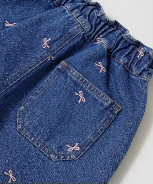 Lycee mine / リセマイン ショート・ハーフ・半端丈パンツ | 【LOVE DENIM】アソート刺しゅう総柄スカパン | 詳細8