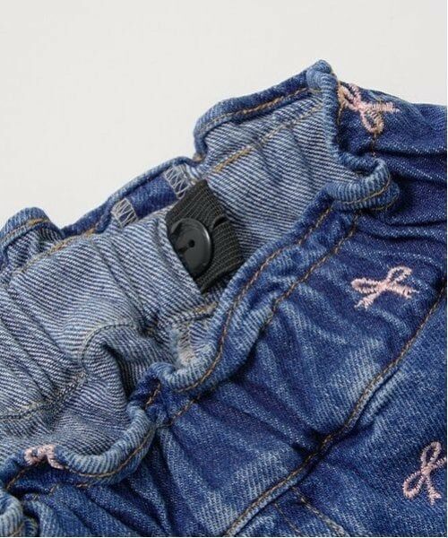 Lycee mine / リセマイン ショート・ハーフ・半端丈パンツ | 【LOVE DENIM】アソート刺しゅう総柄スカパン | 詳細9