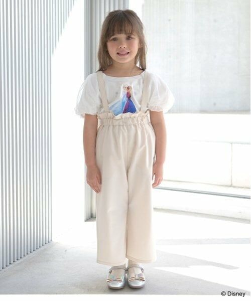 Lycee mine / リセマイン サロペット・オールインワン | 取り外せるサスペンダー付きリラックスパンツ（アイボリー）