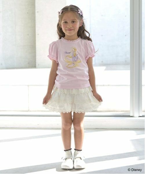 Lycee mine / リセマイン ショート・ハーフ・半端丈パンツ | チェリーコットンレースティアードスカパン | 詳細10