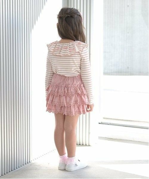 Lycee mine / リセマイン ショート・ハーフ・半端丈パンツ | チェリーコットンレースティアードスカパン | 詳細12