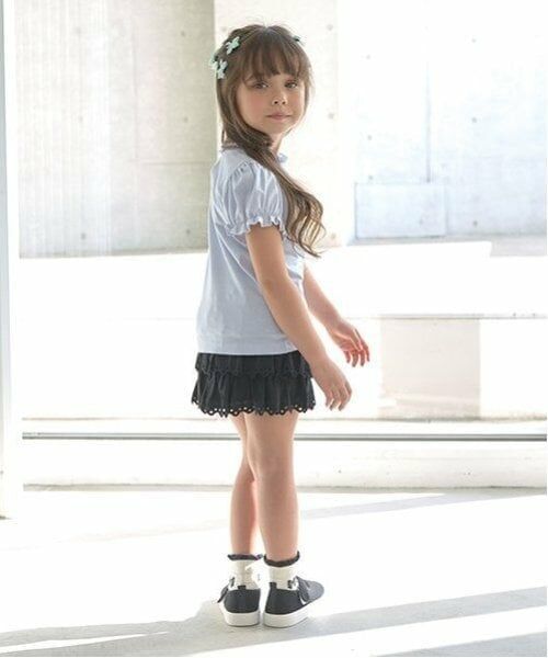 Lycee mine / リセマイン ショート・ハーフ・半端丈パンツ | チェリーコットンレースティアードスカパン | 詳細14