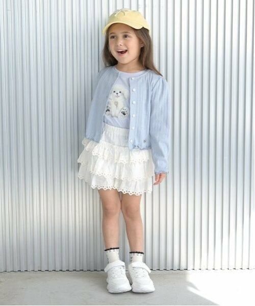 Lycee mine / リセマイン ショート・ハーフ・半端丈パンツ | チェリーコットンレースティアードスカパン | 詳細7