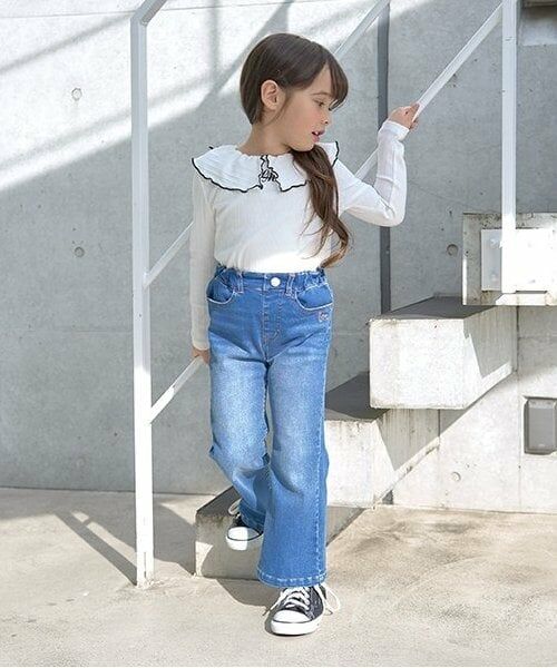 Lycee mine / リセマイン その他パンツ | 【きれいシルエット】しっかりストレッチフレアデニムパンツ | 詳細10