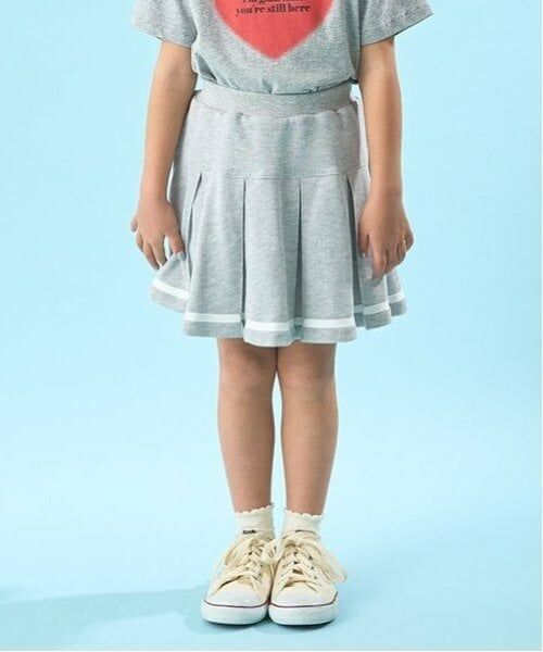 Lycee mine / リセマイン ミニ・ひざ丈スカート | プリーツスカート(インナーパンツ付き)（トップ グレー）
