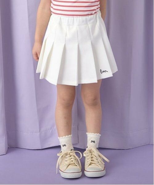 Lycee mine / リセマイン ミニ・ひざ丈スカート | プリーツスカパン（オフ ホワイト）