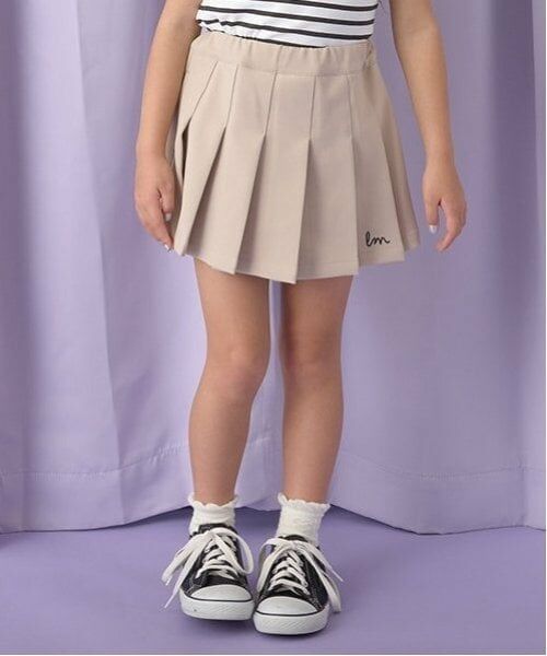Lycee mine / リセマイン ミニ・ひざ丈スカート | プリーツスカパン（ベージュ）