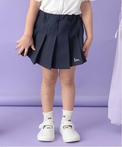 Lycee mine / リセマイン ミニ・ひざ丈スカート | プリーツスカパン（紺）