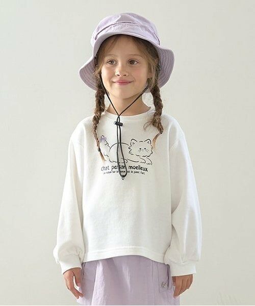 Lycee mine / リセマイン スウェット | 【万能アイテム】選べる3デザイン6カラープリントスウェット（オフ ホワイト）