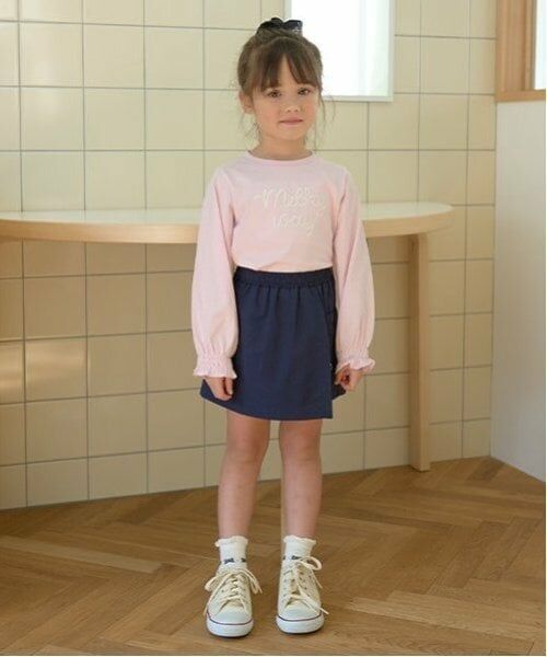 Lycee mine / リセマイン Tシャツ | 【ソフトコットン】ロゴ刺しゅうボリュームスリーブトップス | 詳細10