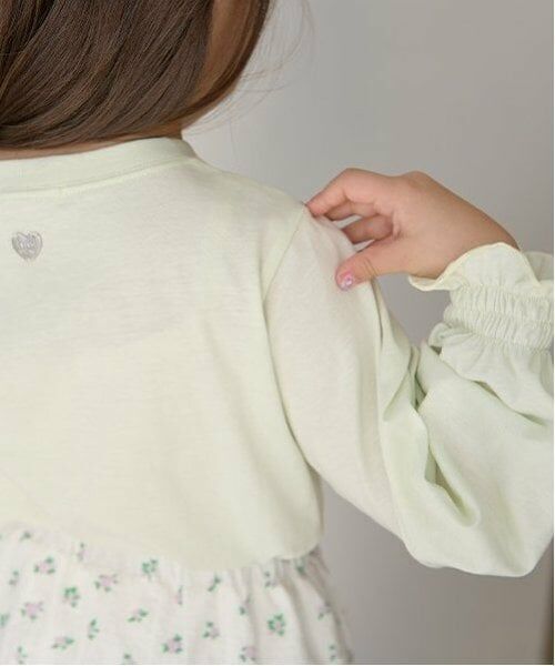 Lycee mine / リセマイン Tシャツ | 【ソフトコットン】ロゴ刺しゅうボリュームスリーブトップス | 詳細13