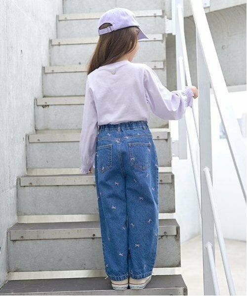 Lycee mine / リセマイン Tシャツ | 【ソフトコットン】ロゴ刺しゅうボリュームスリーブトップス | 詳細15