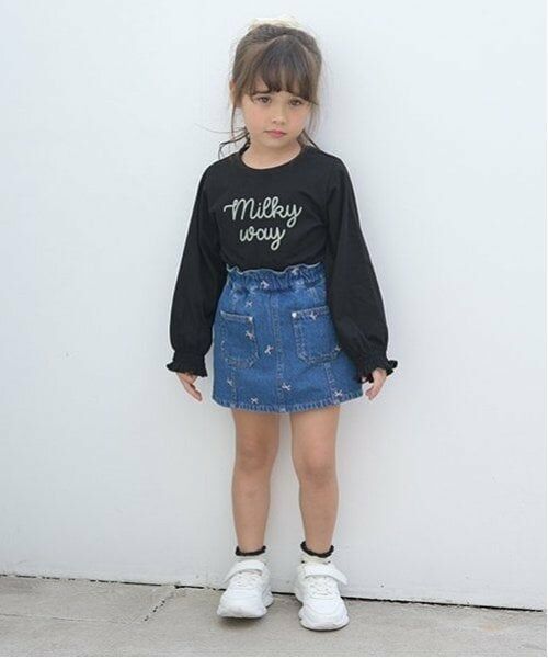 Lycee mine / リセマイン Tシャツ | 【ソフトコットン】ロゴ刺しゅうボリュームスリーブトップス | 詳細18