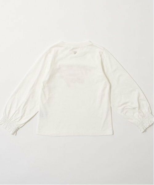 Lycee mine / リセマイン Tシャツ | 【ソフトコットン】ロゴ刺しゅうボリュームスリーブトップス | 詳細3