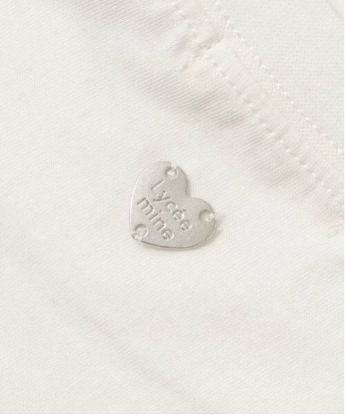 Lycee mine / リセマイン Tシャツ | 【ソフトコットン】ロゴ刺しゅうボリュームスリーブトップス | 詳細4