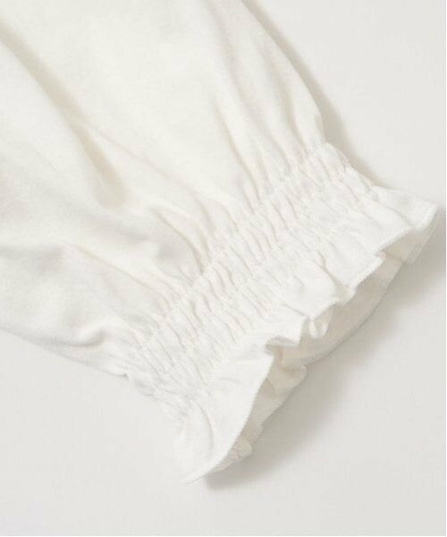 Lycee mine / リセマイン Tシャツ | 【ソフトコットン】ロゴ刺しゅうボリュームスリーブトップス | 詳細5