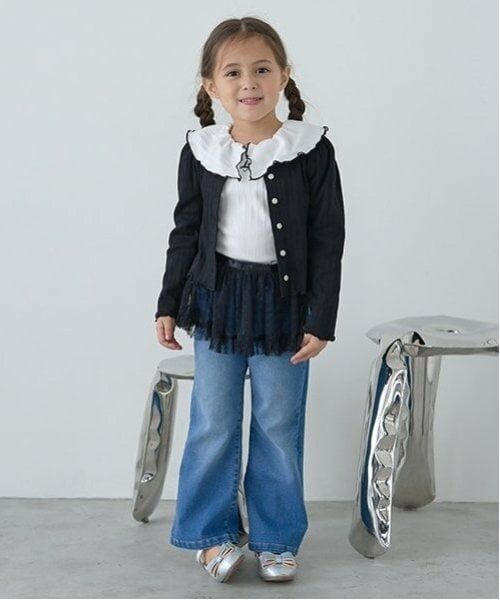 Lycee mine / リセマイン Tシャツ | 【前後どっちでもOK!】衿つき長袖Tシャツ | 詳細10