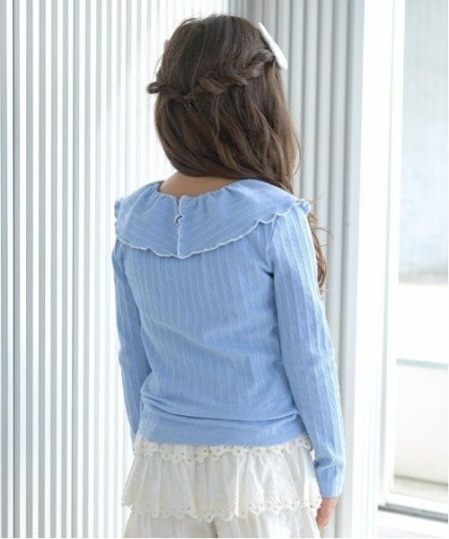 Lycee mine / リセマイン Tシャツ | 【前後どっちでもOK!】衿つき長袖Tシャツ | 詳細13