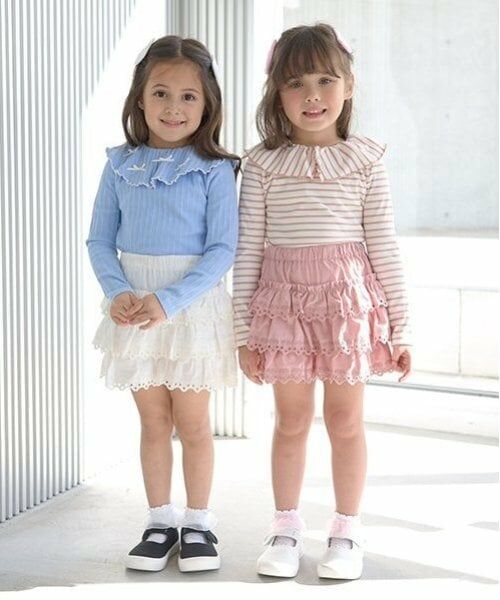 Lycee mine / リセマイン Tシャツ | 【前後どっちでもOK!】衿つき長袖Tシャツ | 詳細17