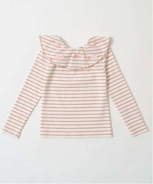 Lycee mine / リセマイン Tシャツ | 【前後どっちでもOK!】衿つき長袖Tシャツ | 詳細3