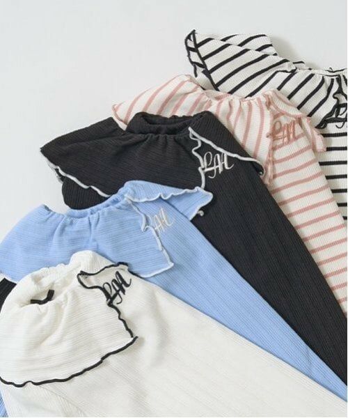 Lycee mine / リセマイン Tシャツ | 【前後どっちでもOK!】衿つき長袖Tシャツ | 詳細4