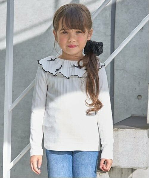 Lycee mine / リセマイン Tシャツ | 【前後どっちでもOK!】衿つき長袖Tシャツ | 詳細7