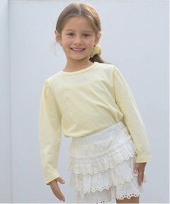 Lycee mine / リセマイン Tシャツ | 【ソフトコットン】アソートラインストーンモチーフパフAラインTシャツ